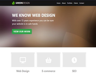 GreenDesign Bootstrap Template